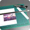 Two in one: high-quality cutting mats & desk pads