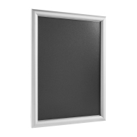 Snap frame, aluminium, A4 17 mm | silver | Mitred