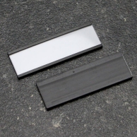Label holder, c profile, magnetic, sections 25 mm | 80 mm | not self-adhesive