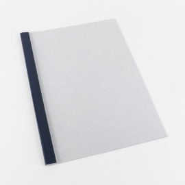 Thermal binding folder A4, Prestige board, 30 sheets, dark blue | 3 mm | 280 g/m²
