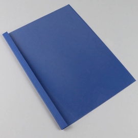 Thermal binding folder A4, linen board, 30 sheets, dark blue | 3 mm | 230 g/m²