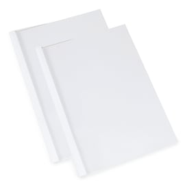 Thermal binding folder A4, cardboard, white 
