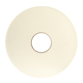 Double-sided adhesive PE foam tape, 1 mm thick, very strong/very strong, white 15 mm
