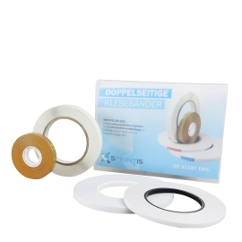 Testkit with top 4 adhesive tapes for print finishing 