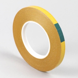 Double-sided adhesive tape with extra strong synthetic rubber adhesive and high tack 12 mm