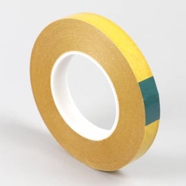 Double-sided adhesive tape with extra strong synthetic rubber adhesive and high tack 19 mm