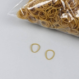 Rubber bands, ecru 15 mm | 1.5 mm