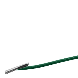 Elastic cords 160 mm with two metal ends, green 