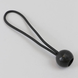 Ball bungees, black, 180 mm 