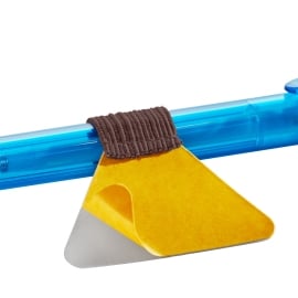 Pen Loop holder, adhesive, brown 