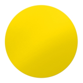 Coloured adhesive discs waterproof yellow | 12 mm