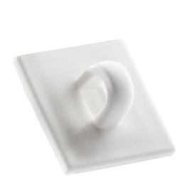 Adhesive ceiling hooks 20 x 20 mm (squared) | white