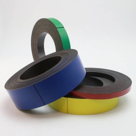 Coloured magnetic tape, anisotropic (roll with 10 m) 