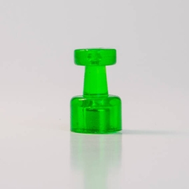 Magnetic pins, ø = 10 mm, 10 pieces set green