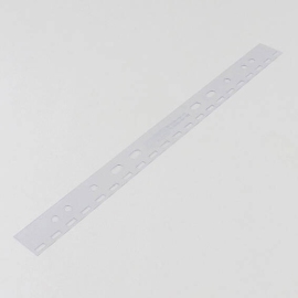 Filing strips for plastic binder spines A4, transparent 