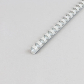 Plastic binder spines A4, round 12 mm | grey