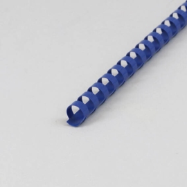 Plastic binder spines A4, round 14 mm | blue