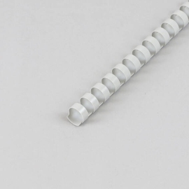 Plastic binder spines A4, round 14 mm | grey