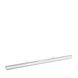 Poster hanging rail sets, rigid-pvc with clamping 420 mm | transparent