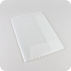 Offer folder A4, with transparent pocket and filing eye, crystal clear transparent 
