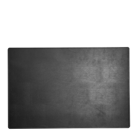 Desk pad leather, black 