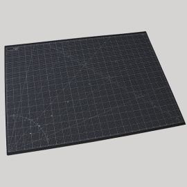 Cutting mat, A0, 120 x 90 cm, self-healing, with grid black