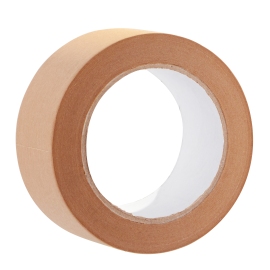Paper packaging tape, 50 mm wide, brown (roll with 50 m) 