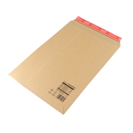 Shipping envelope cardboard A3, 34 x 50 x 5 cm, self-adhesive seal, tear strip, brown 