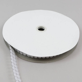 Hook and loop fasteners roll, single 10 mm | white | loop