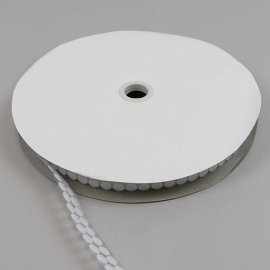 Hook and loop fasteners roll, single 10 mm | white | hook
