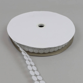 Hook and loop fasteners roll, single 16 mm | white | hook