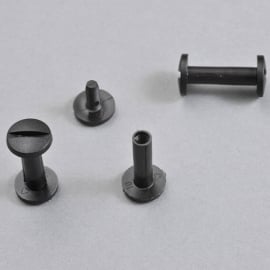 Plastic binding screws, 15 mm | black