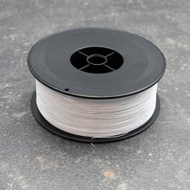 Stitching wire, type 25, 0.55 mm, round, white (2 kg spool) 