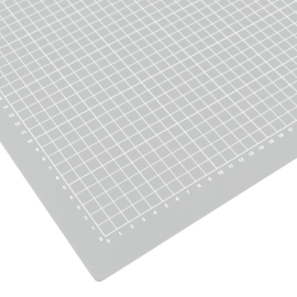 Cutting mat, A0, 120 x 90 cm, self-healing, with grid grey