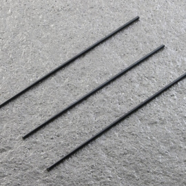 Straight wire shafts for calendar hangers, 158 mm long, black 