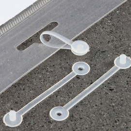 Nylon clip, plastic, 55 mm 