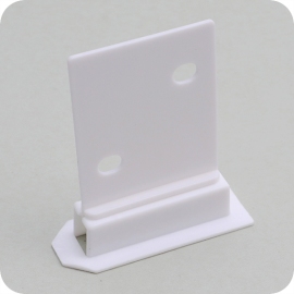 Corr-A-Clip Shelf Support Best Price, two-pieces, white 