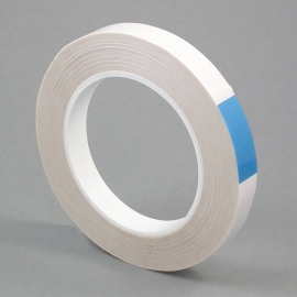Double-sided adhesive PET tape, very strong/low 15 mm