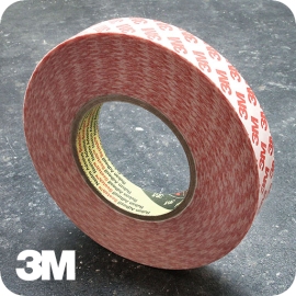 Double-sided adhesive PET tape, very strong/very strong, 3M 9088 25 mm