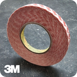 Double-sided adhesive PET tape, very strong/very strong, 3M 9088 6 mm