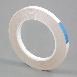 Double-sided adhesive PET tape, very strong/low 9 mm