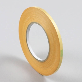 Double-sided adhesive tape with strong synthetic rubber adhesive and high tack 6 mm
