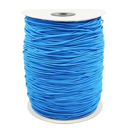 Elastic cords on reel, 2.2 mm, light blue (L046) (Roll with 500 m) 