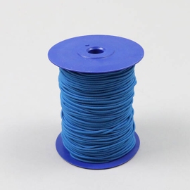 Elastic cords on reel, 2.2 mm, dark blue (L052) (reel with 100 m) 