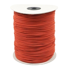 Elastic cords on reel, 2.2 mm, orange (L091) (roll with 500 m) 