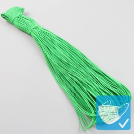 Elastic cords, 2.5 mm, green (bundle with 100 m) 