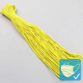 Elastic cords, 2.5 mm, yellow (bundle with 100 m) 