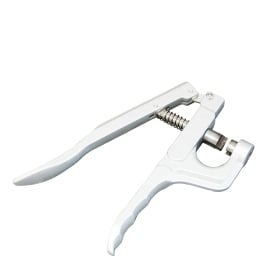 Splint plier for ring cord clips and T cord clips 