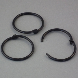 Binding rings 32 mm, black 