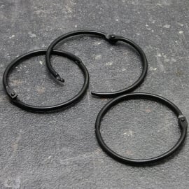 Binding rings 50 mm, black 